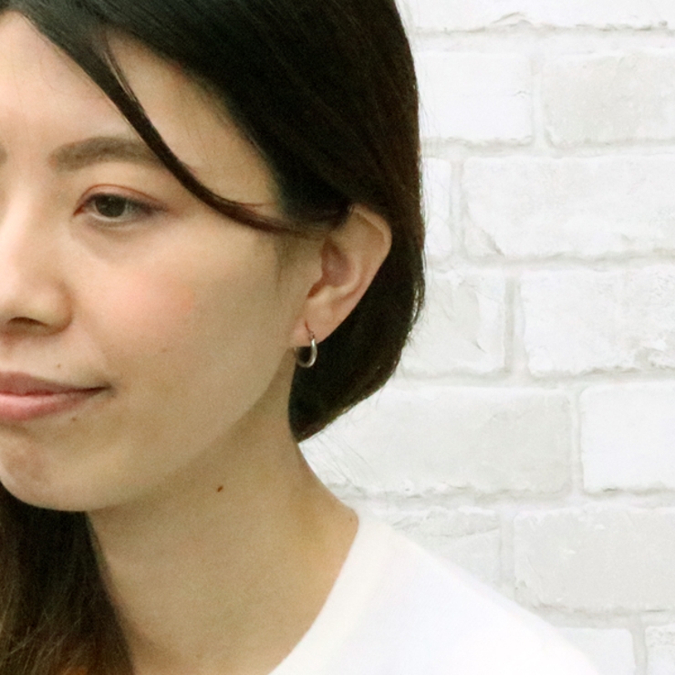 フープピアス パイプスナップピアス ステンレス | アクセサリーショップPIENA | 詳細画像9 