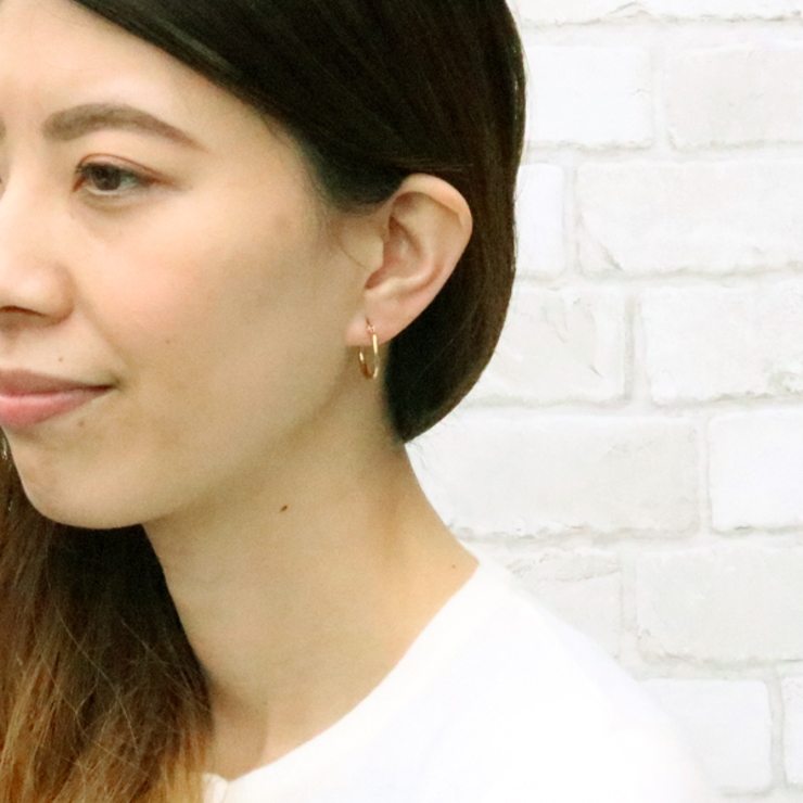 フープピアス パイプスナップピアス ステンレス | アクセサリーショップPIENA | 詳細画像9 