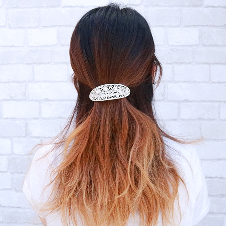 ヘアアクセサリー ヘアバレッタ 髪留め[品番：PENA0026565