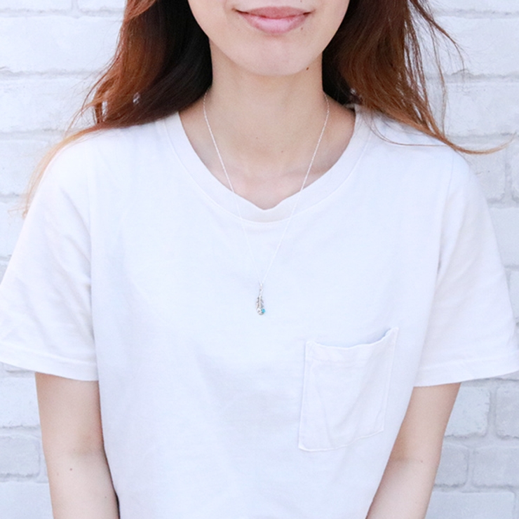 シルバー925製ネックレス ペンダント フェザー | アクセサリーショップPIENA | 詳細画像8 