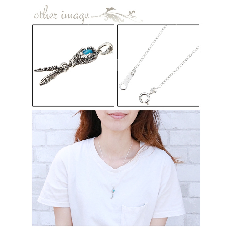 シルバー925製ネックレス ペンダント イーグル | アクセサリーショップPIENA | 詳細画像3 