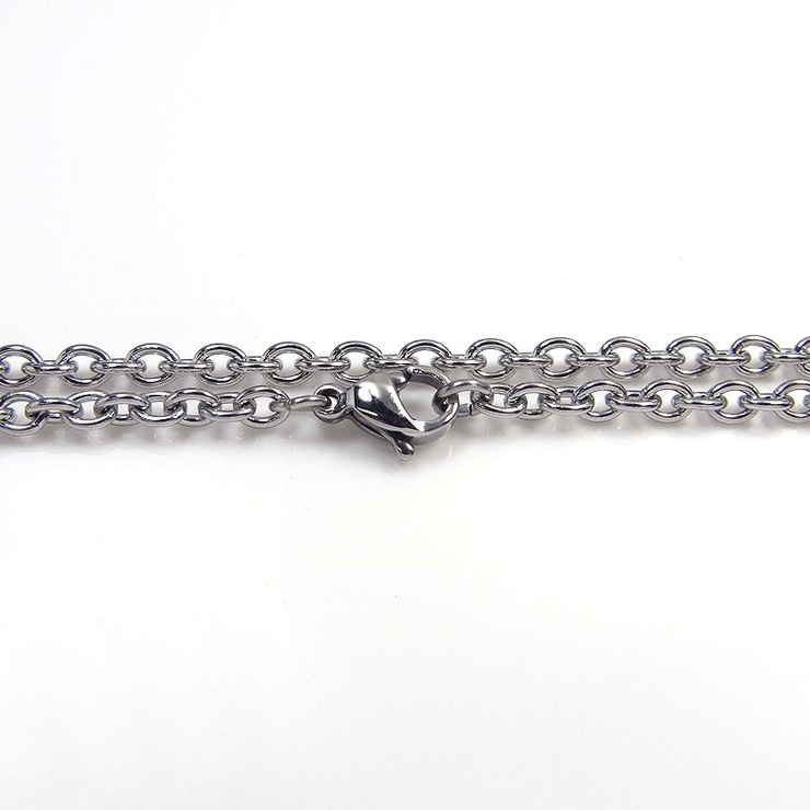 サージカルステンレスのネックレスチェーン 低アレルギーで安心 50cm55cm6… | アクセサリーショップPIENA | 詳細画像1 