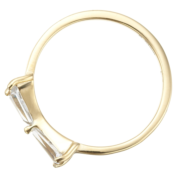 サージカルステンレス製 リボン型にカットしたジルコニアがキュートなリング サイズ… | アクセサリーショップPIENA | 詳細画像6 