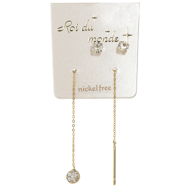 スタッドピアス アメリカンピアス セット | アクセサリーショップPIENA | 詳細画像4 