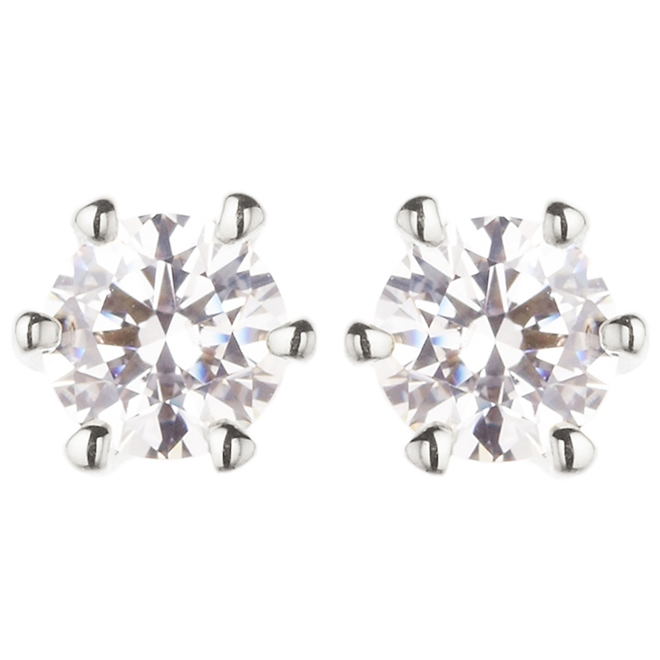 煌めく小さめのキュービックジルコニアのピアス チタン製ポスト 4.0ミリ | アクセサリーショップPIENA | 詳細画像4 