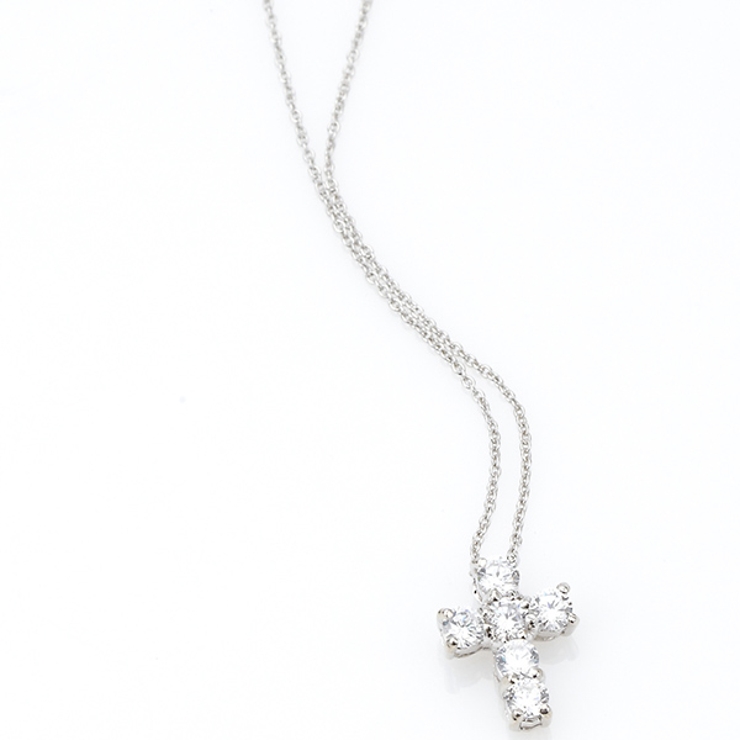 ネックレス シルバー925製 キュービックジルコニア | アクセサリーショップPIENA | 詳細画像1 