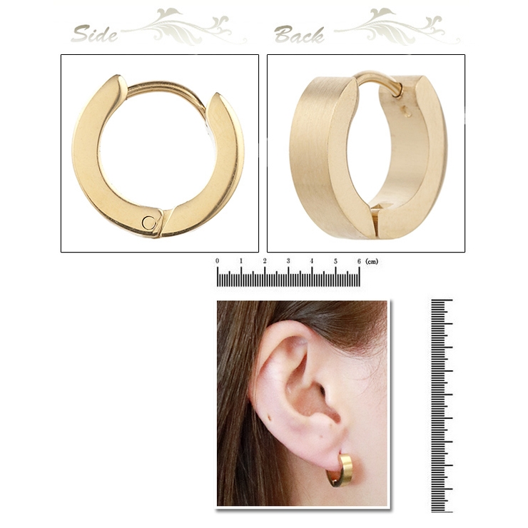 レディース フープピアス サージカルステンレスフープ | アクセサリーショップPIENA | 詳細画像3 