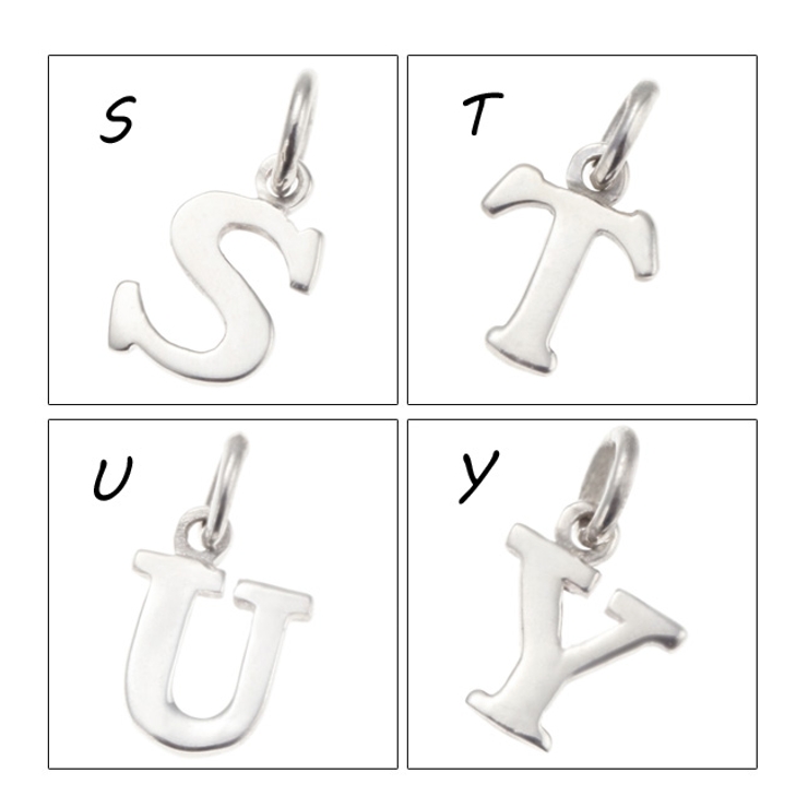 ペンダントトップ イニシャル シンプル | アクセサリーショップPIENA | 詳細画像4 