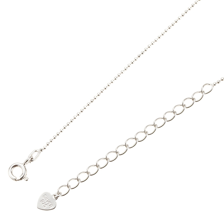 シルバー925 天然真珠 スリーストーンネックレス | アクセサリーショップPIENA | 詳細画像4 