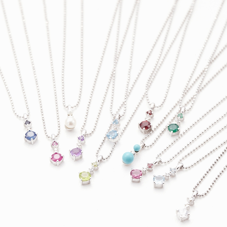 シルバー925 天然真珠 スリーストーンネックレス | アクセサリーショップPIENA | 詳細画像5 