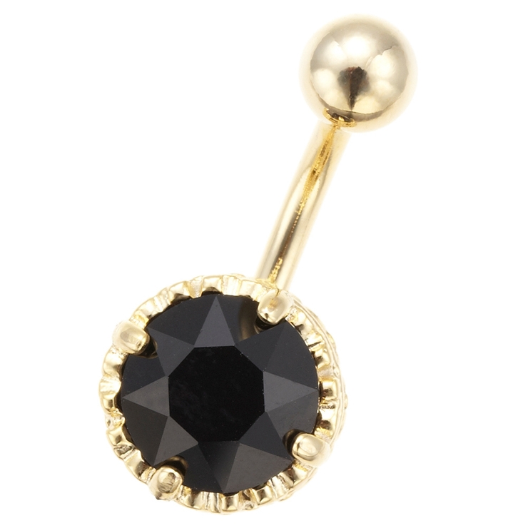 メタルとストーンが輝くシンプルボディピアス サージカルステンレス316L製 低金… | アクセサリーショップPIENA | 詳細画像6 