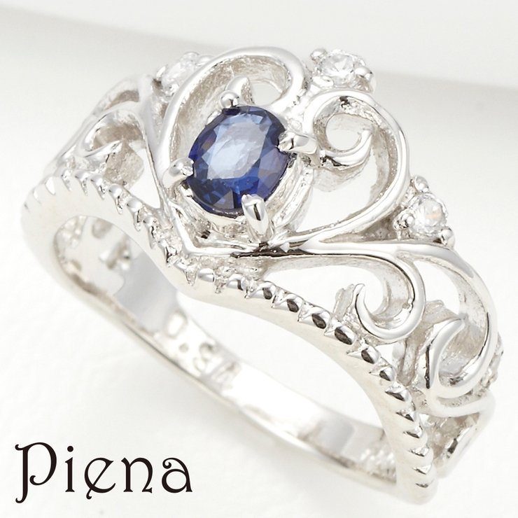 ★サファイアカラー★ジルコニア★silver925オーバルカットリング ☆サファイアカラー☆ジルコニア☆silver925オーバルカット