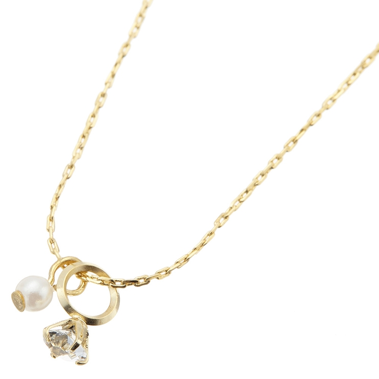 誕生石カラーストーンのベビーリングネックレス 日本製 ニッケルフリー | アクセサリーショップPIENA | 詳細画像8 