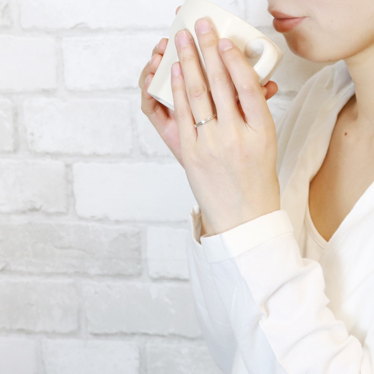 シルバー925製 センターラインリング ストレートライン | アクセサリーショップPIENA | 詳細画像6 