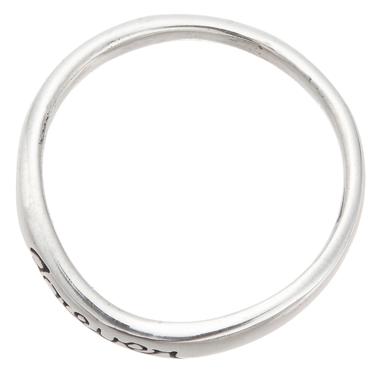 Forever シルバー925製ウェーブリング 文字入り | アクセサリーショップPIENA | 詳細画像5 