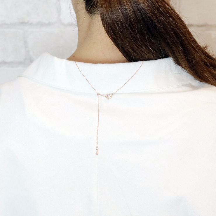 長さ調節可能な細身チェーンネックレス 45センチ 日本製 | アクセサリーショップPIENA | 詳細画像13 