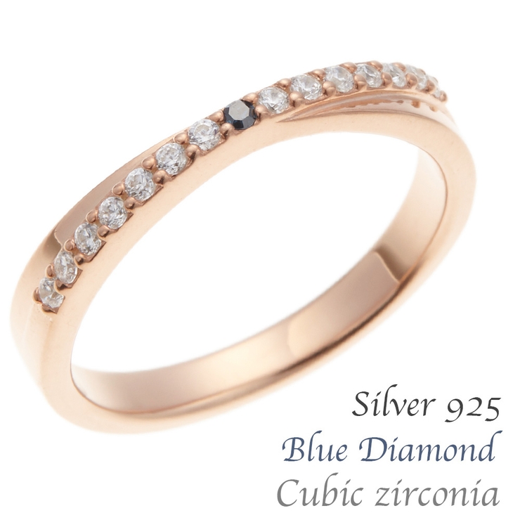 リング ブルーダイアモンド キュービックジルコニア | アクセサリーショップPIENA | 詳細画像1 