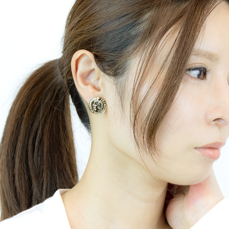 ピアス レディース コイン | アクセサリーショップPIENA | 詳細画像3 