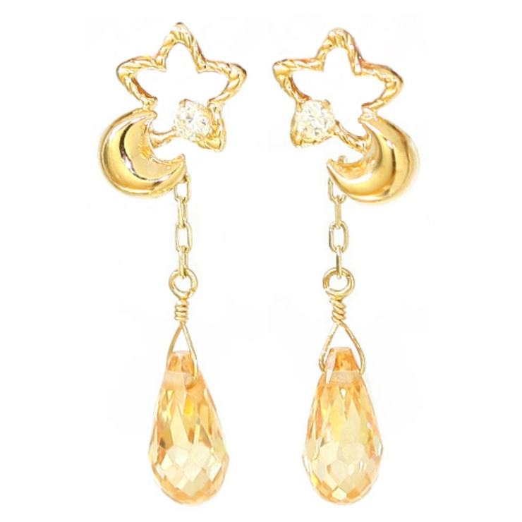 ピアス レディース 星と月の子守歌 が聞こえてきそう 品番 Pena アクセサリーショップpiena アクセサリーショップピエナ のレディースファッション通販 Shoplist ショップリスト