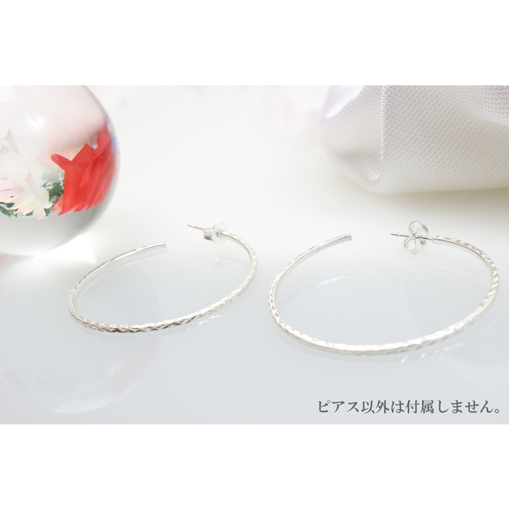 フープピアス レディース シルバー925 | アクセサリーショップPIENA | 詳細画像3 