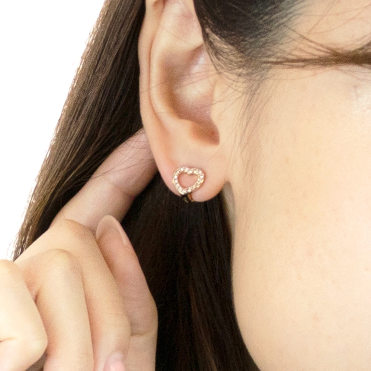 ピアス レディース オープンハート | アクセサリーショップPIENA | 詳細画像4 