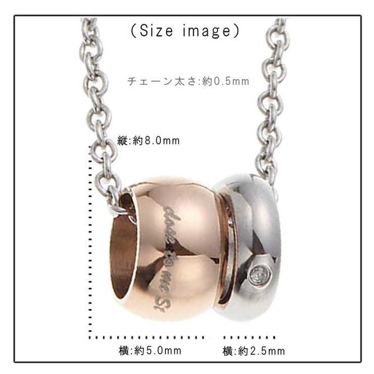 ネックレス レディース サージカルステンレス | アクセサリーショップPIENA | 詳細画像3 