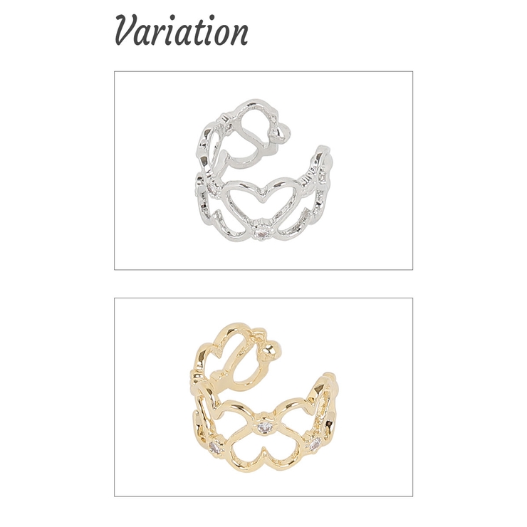 イヤーカフ レディース ラインストーン | アクセサリーショップPIENA | 詳細画像3 