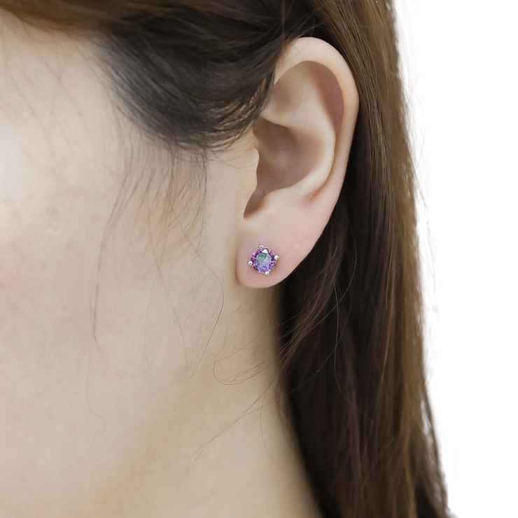 スタッドピアス レディース ミスティッククォーツ | アクセサリーショップPIENA | 詳細画像5 