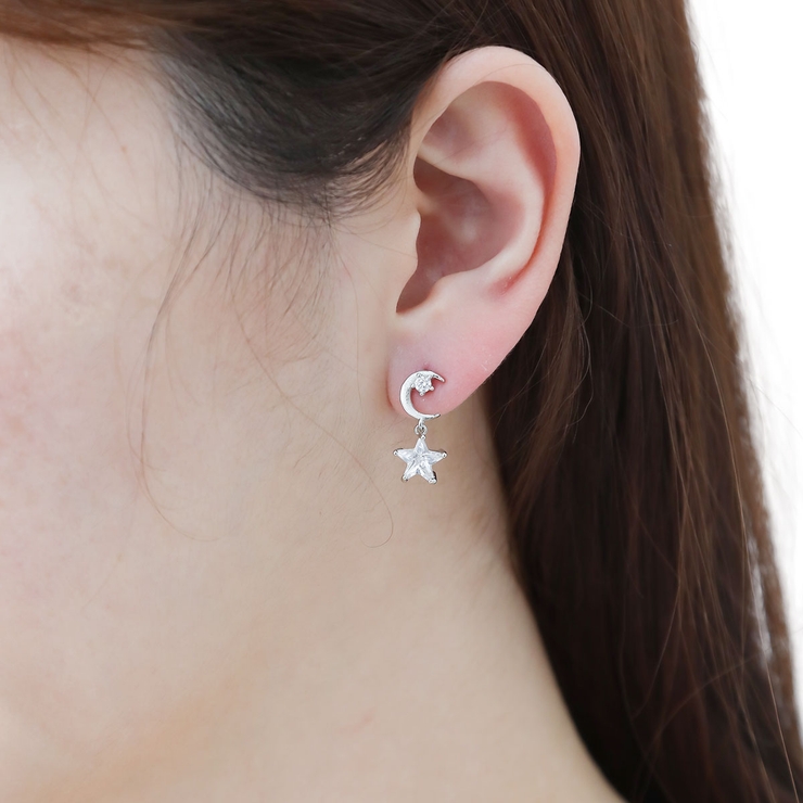 スタッドピアス レディース スターキュービックジルコニア | アクセサリーショップPIENA | 詳細画像5 