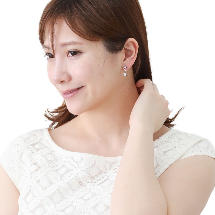 スタッドピアス レディース スターキュービックジルコニア | アクセサリーショップPIENA | 詳細画像7 