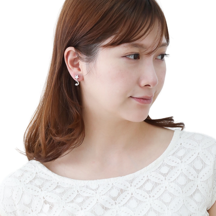 スタッドピアス レディース スターキュービックジルコニア | アクセサリーショップPIENA | 詳細画像8 