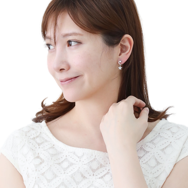 スタッドピアス レディース スターキュービックジルコニア | アクセサリーショップPIENA | 詳細画像9 