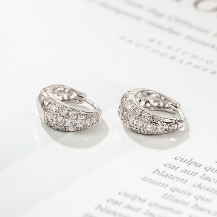 フープピアス レディース キュービックジルコニア | アクセサリーショップPIENA | 詳細画像17 