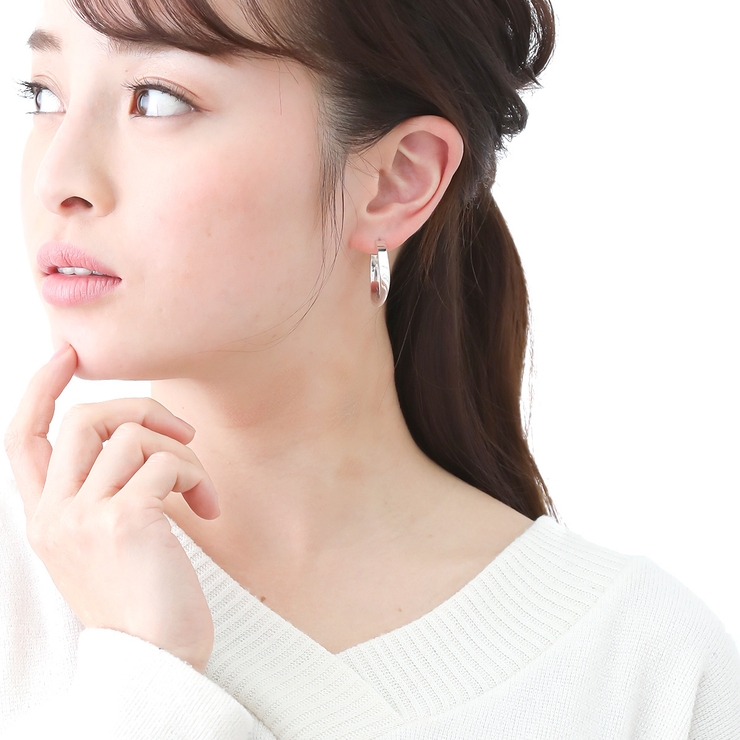 スタッドピアス レディース フープ | アクセサリーショップPIENA | 詳細画像2 