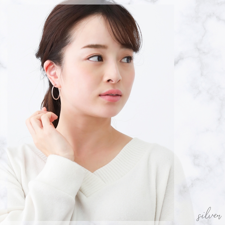 vie フープピアス キャッチピアス | アクセサリーショップPIENA | 詳細画像4 