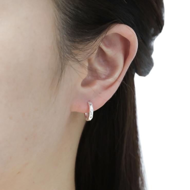 ミニフープピアス レディース シルバー925 | アクセサリーショップPIENA | 詳細画像10 