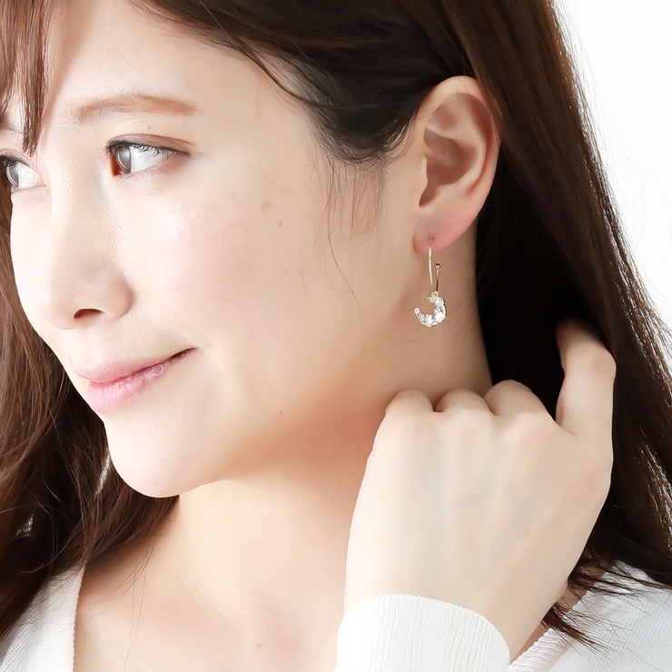 ピアス レディース ハーフフープ | アクセサリーショップPIENA | 詳細画像3 