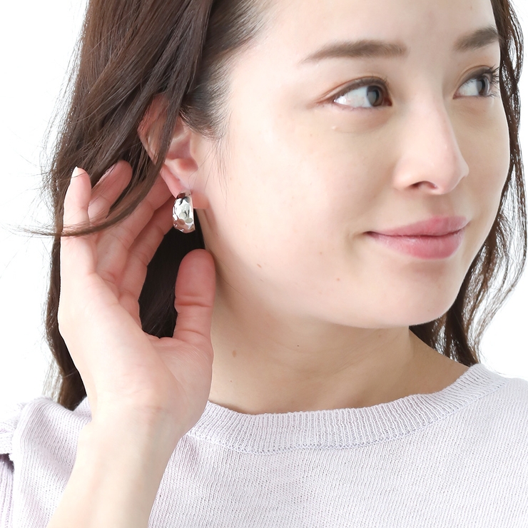 フープピアス レディース ダイヤカット | アクセサリーショップPIENA | 詳細画像13 