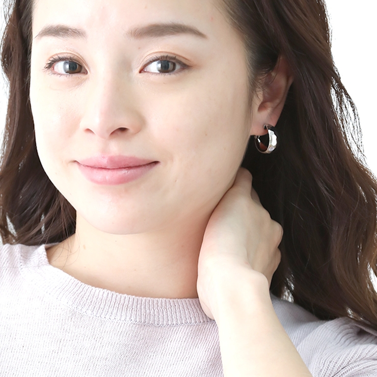 フープピアス レディース ダイヤカット | アクセサリーショップPIENA | 詳細画像12 