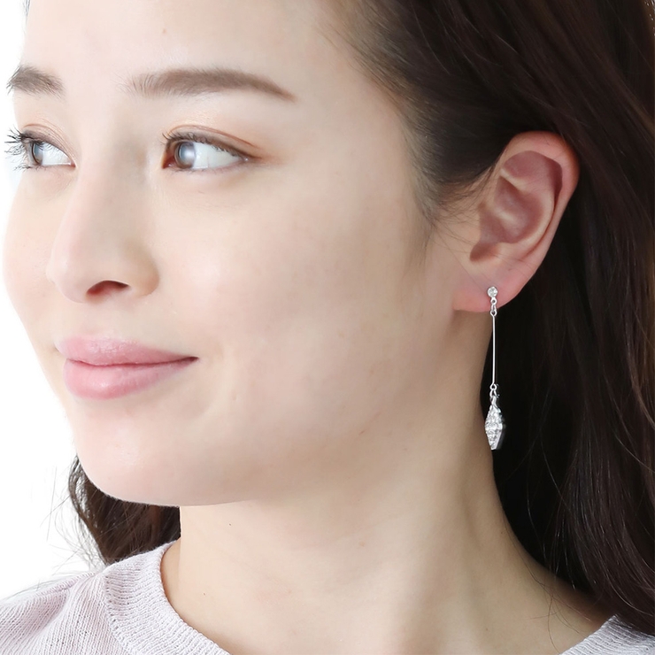 スタッドピアス レディース ひし形 | アクセサリーショップPIENA | 詳細画像13 