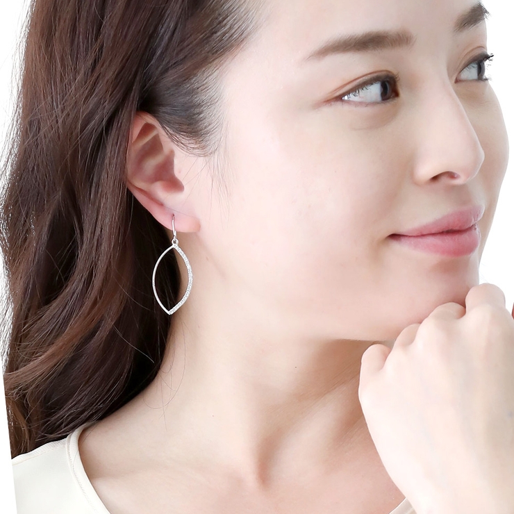 フックピアス レディース アシンメトリー | アクセサリーショップPIENA | 詳細画像12 