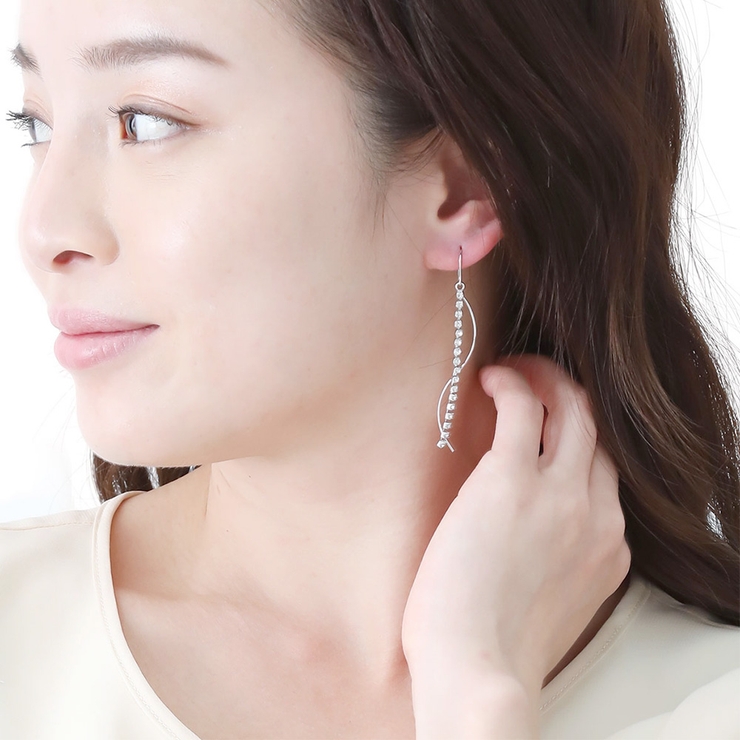 フックピアス レディース ウェーブ | アクセサリーショップPIENA | 詳細画像13 