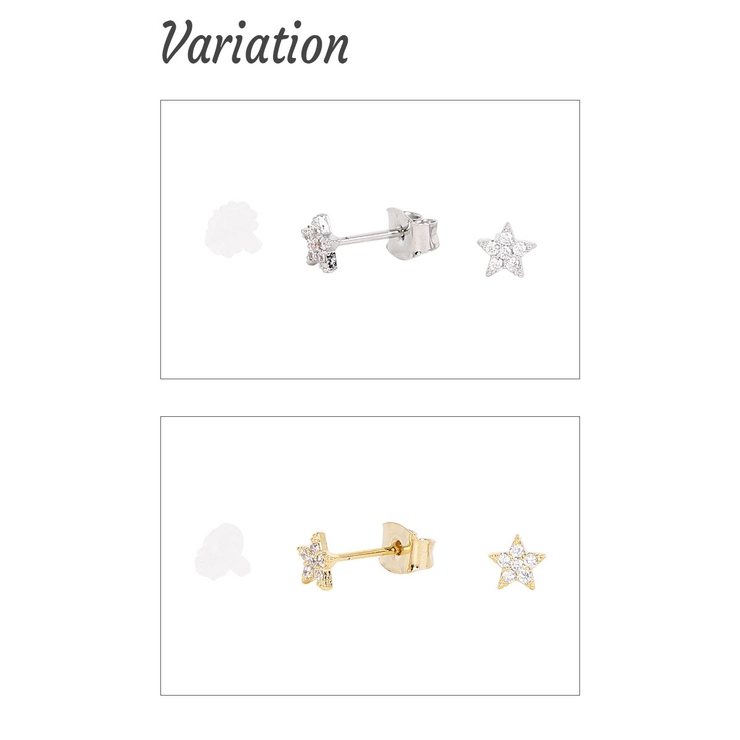 スタッドピアス レディース 星 | アクセサリーショップPIENA | 詳細画像3 