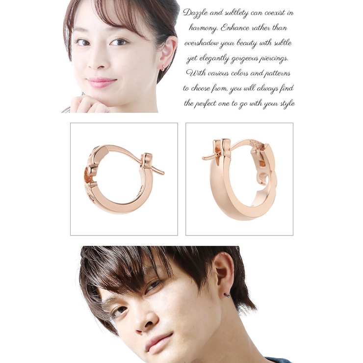 フープピアス メンズ レディース | アクセサリーショップPIENA | 詳細画像2 