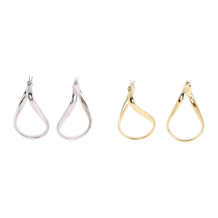 フープピアス レディース チタンポスト | アクセサリーショップPIENA | 詳細画像12 