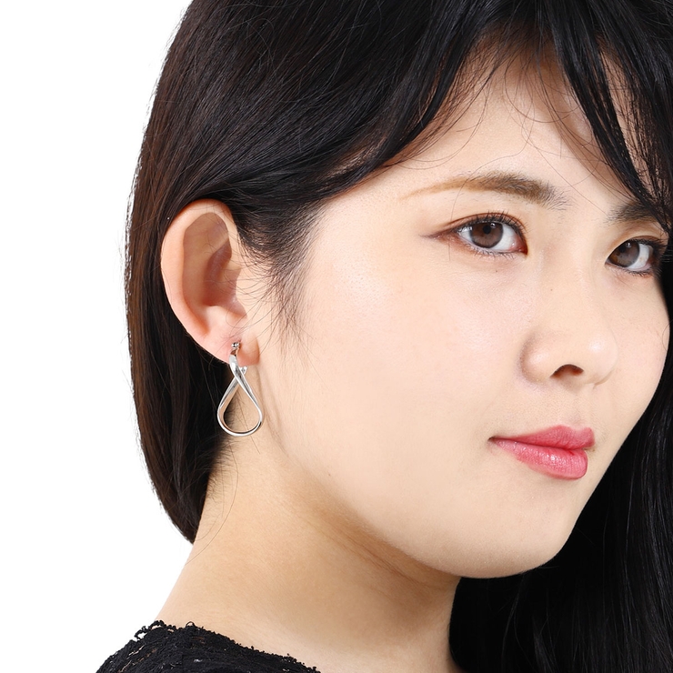フープピアス レディース チタンポスト | アクセサリーショップPIENA | 詳細画像5 