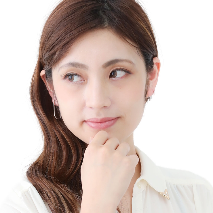 フープピアス レディース チタンポスト | アクセサリーショップPIENA | 詳細画像4 