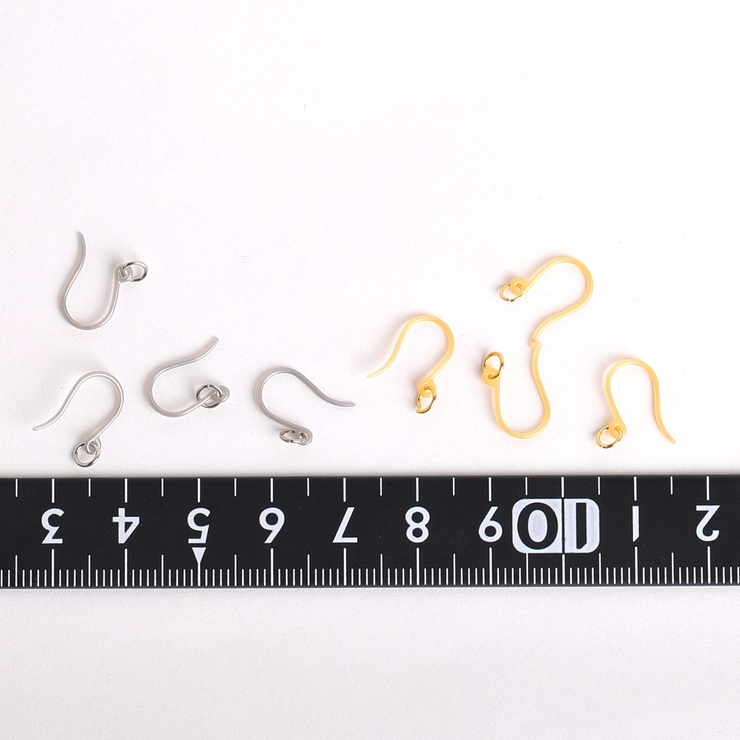 フックピアスパーツ 丸カン付き フックピアス | アクセサリーショップPIENA | 詳細画像6 