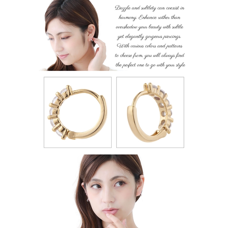 フープピアス レディース 日本製 | アクセサリーショップPIENA | 詳細画像2 