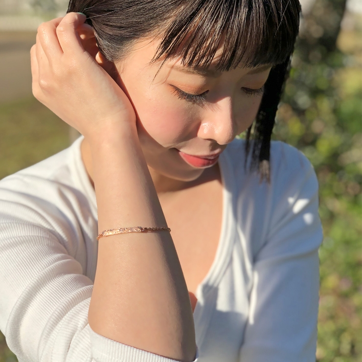 レディースブレスレット サージカルステンレス 低アレルギー[品番